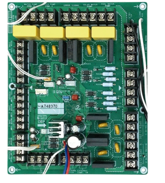 Płyta PCB rozszerzeń dla generacji H oraz J (m. in: możliwość sterowania dwoma obiegami grzewczymi, układem basenowym, solarnym itp) PANASONIC