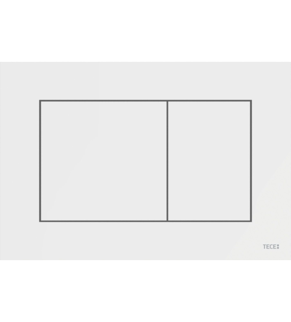 Przycisk spłukujący z tworzywa do WC TECEnow 220 x 150 x 5 mm biały TECE
