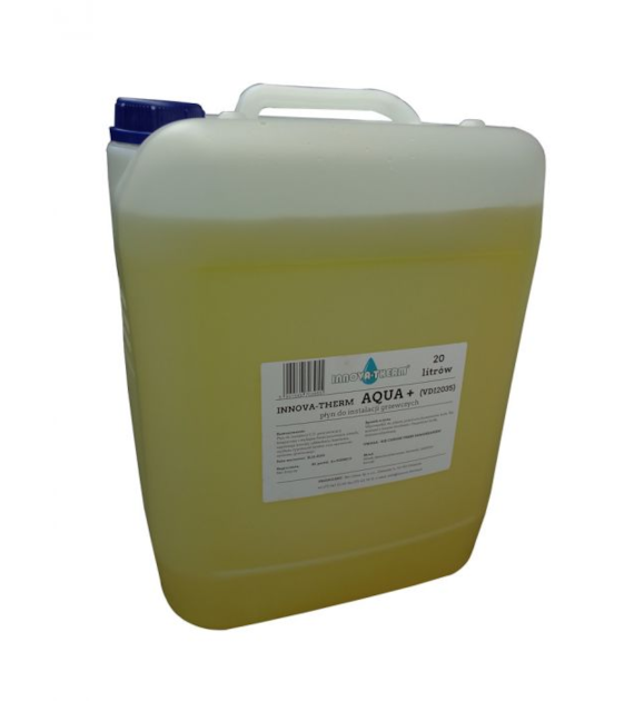 Woda kotłowa INNOVA-THERM AQUA+ -20L, wysokiej jakości woda kotłowa z uszlachetniaczamia