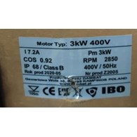 Silnik do pomp głębinowych IBO 3kW 400V 4  z kablem 20m PM