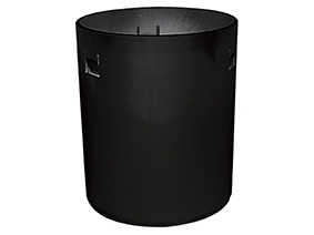 Rura PVC 425x375 teleskopowa, z uszczelką, kolor czarny (Basic 425 / Tegra 425) WAVIN