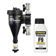 Filtr przepływowy, separator FERNOX TF1 TOTAL FILTR 1  + płyn PROTECTOR F9