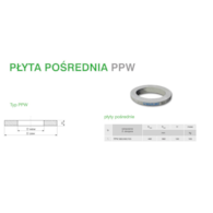 Płyta pośrednia PPW 980/500/100 na krąg fi 500