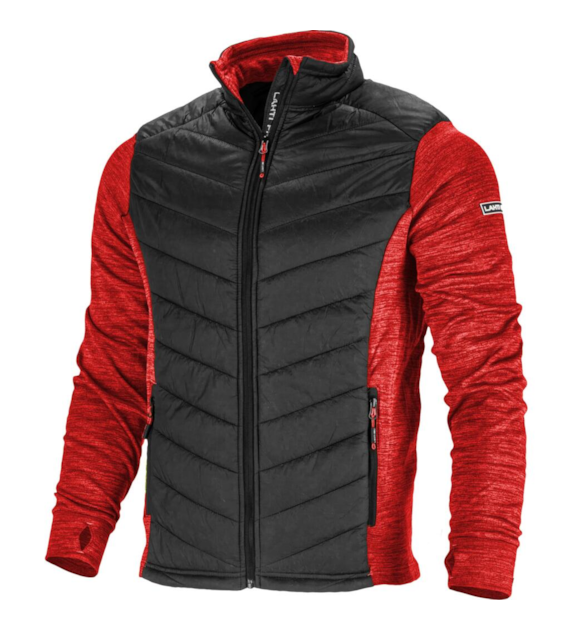 Bluza ocieplana czerwono czarna, rozmiar XL LAHTI PRO