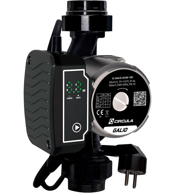 Pompa obiegowa c.o. elektroniczna GALIO 25/80/180 ARKA