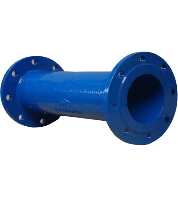 Króciec dwukołnierzowy FF 80 L-1000 8 otworowy, żeliwo sferoidalne JAFAR