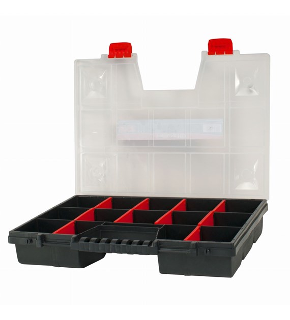 Organizer 19 z rączką, 11 przegród 35x155x195mm PROLINE