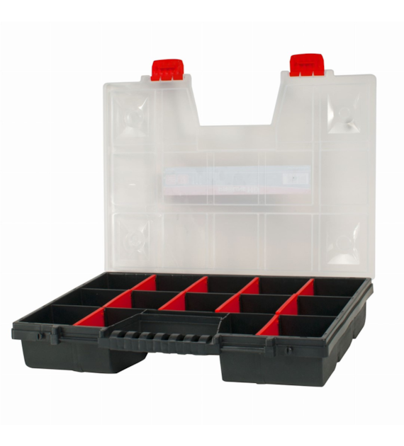 Organizer 19 z rączką, 11 przegród 35x155x195mm PROLINE
