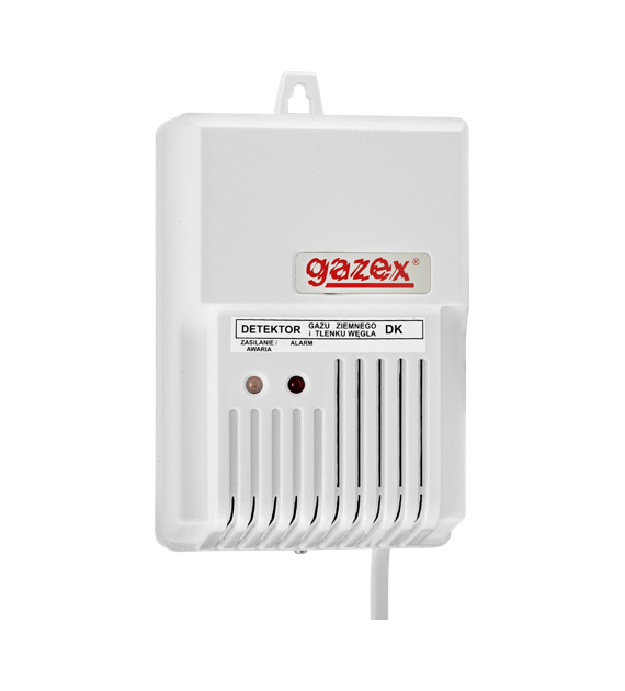 Domowy detektor dwugazowy CO/ Metan ( czujnik czadu/czujnik LPD: metan), DK-24, 230V WEBA