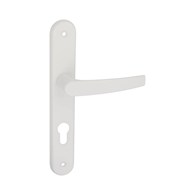 Klamka lakierowana pod wkładkę 72 METRTO BIAŁA