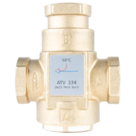 Zawór temperaturowy ATV 333, DN25, Rp1 , kvs 9, 45°C AFRISO