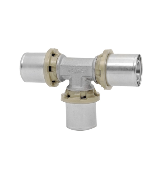 Trójnik zaprasowywany redukcyjny PEX 20x16x16 DURO SYSTEM ARKA