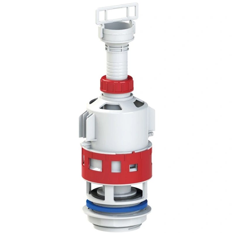 Zawór spustowy z regulacją, Wyzwalanie ciągadłem z gałką i prowadnikiem lub klawiszem BASIC