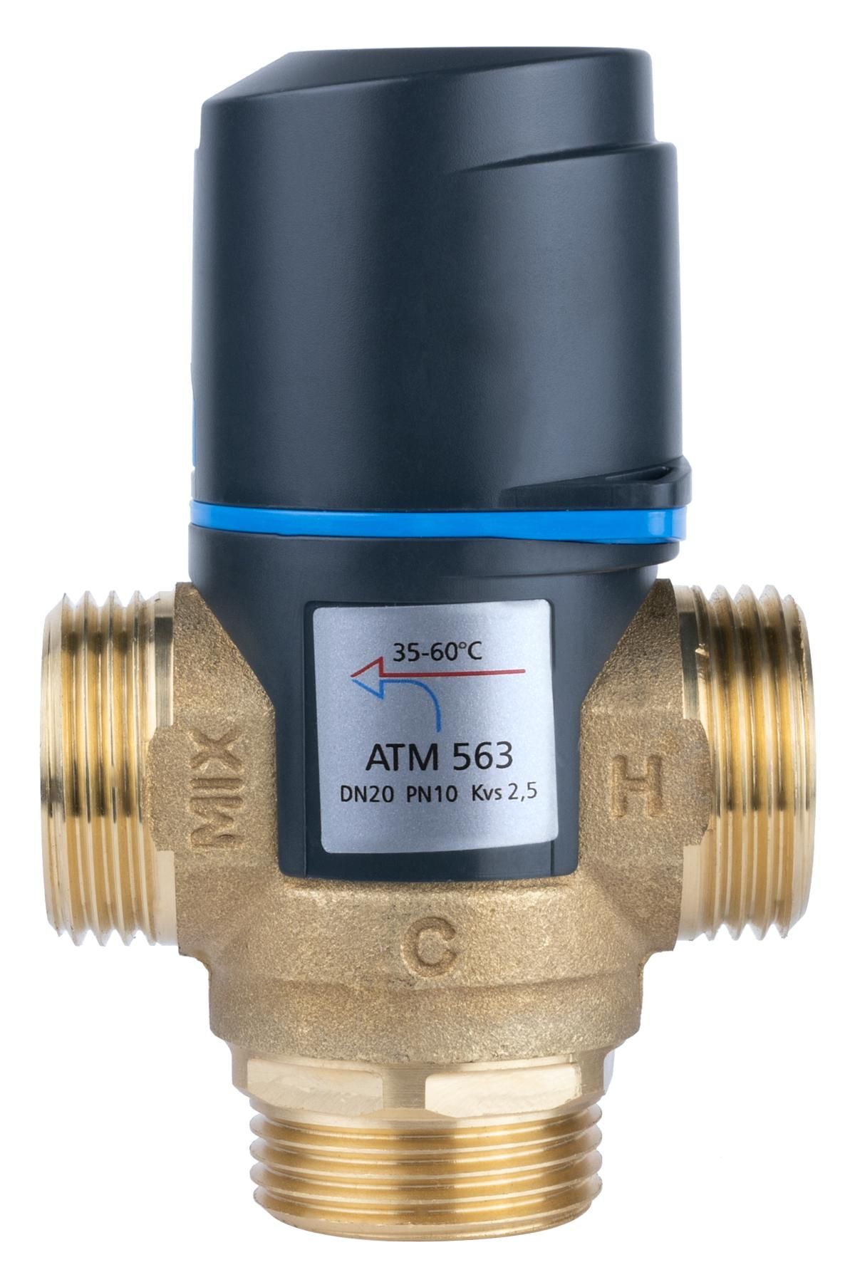 Termostatyczny zawór mieszający ATM 563, DN20, G1 , 35÷60°C, Kvs 2,5 m3/h AFRISO