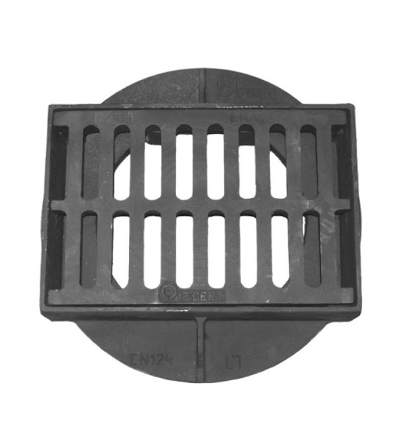 Wpust uliczny kołnierzowy żeliwny 67BK obciążenie 25 ton H-115 4/4 LUDWIKOWSKI