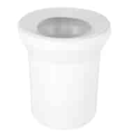 Łącznik prosty, traper WC L-150 BIAŁY DES