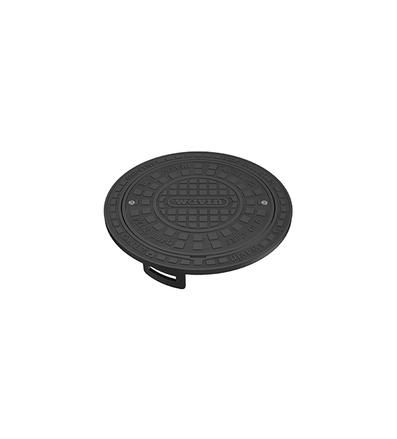 Właz żeliwny dn 425mm okrągły, klasa D400=40t do rury teleskopowej (Basic 425 / Tegra 425) WAVIN