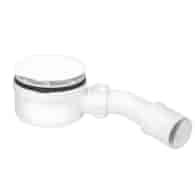 MCALPINE Syfon brodzikowy  niski  wys.60mm z odejściem 40/50mm czyszczony od góry ,pokrywa BIAŁA 113mm