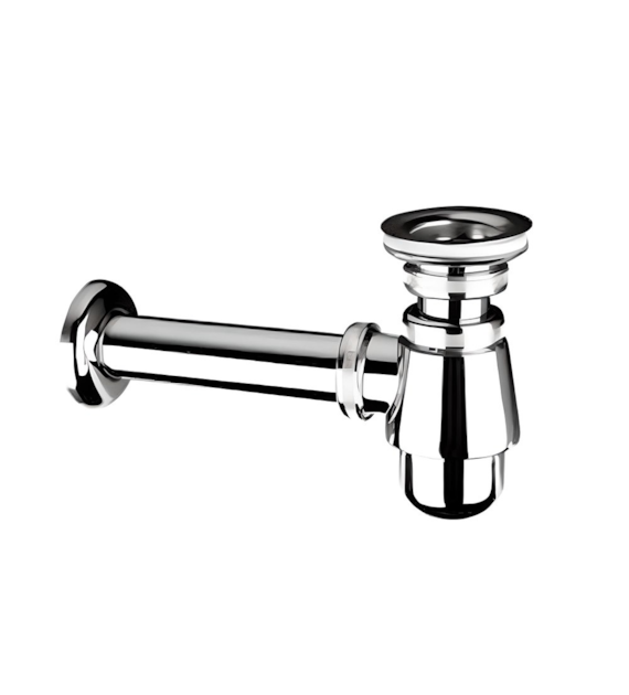 MCALPINE Syfon umywalkowy butelkowy  niski  11/4 x32mm CHROM