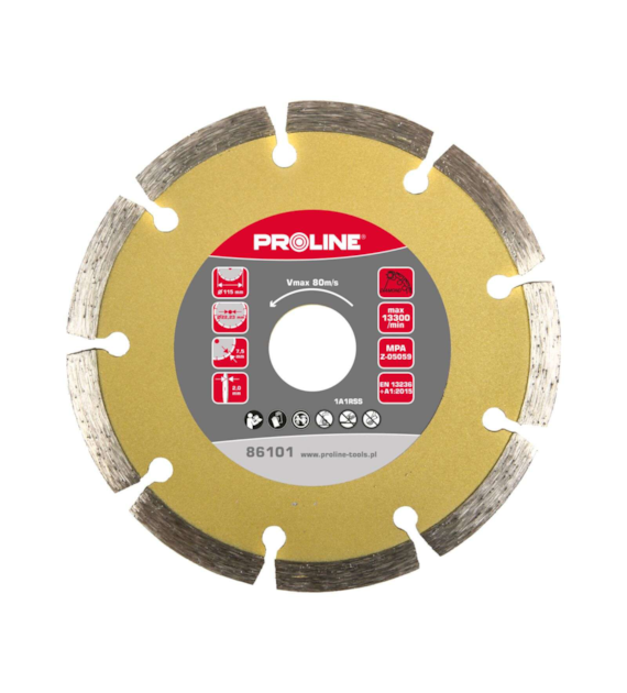 Tarcza diamentowa segmentowa 230x2,8x7,5x22,23 mm PROLINE
