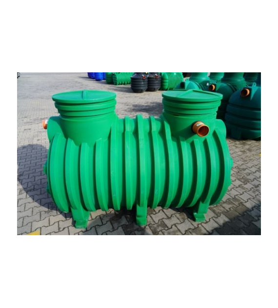 Zbiornik na deszczówkę 2m3 HDPE R z filtrem jednopłaszczowy
