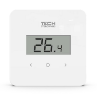 TECH Bezprzewodowy regulator pokojowy biały R-8b PLUS