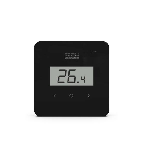TECH Bezprzewodowy regulator pokojowy czarny R-8b PLUS