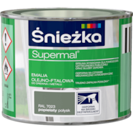 Farba do drewna i metalu SUPERMAL POPIELATY 0,2L
