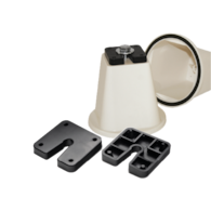 Podstawa stożkowa 0501SC ( cena za sztukę ) wysokość: 90mm, szerokość podstawy 105mm