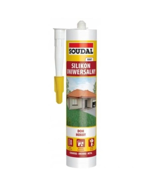 Silikon uniwersalny BEZBARWNY 280ml SOUDAL