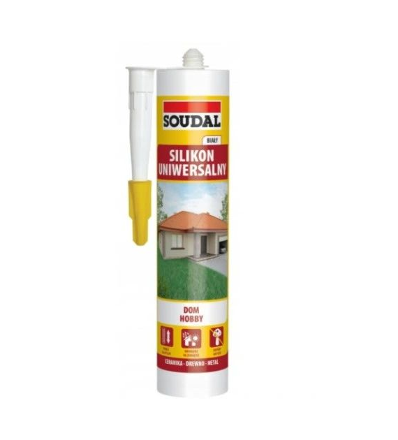 Silikon uniwersalny BEZBARWNY 280ml SOUDAL