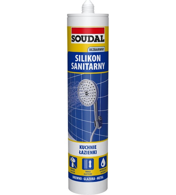 Sylikon sanitarny bezbarwny 280ml SOUDAL