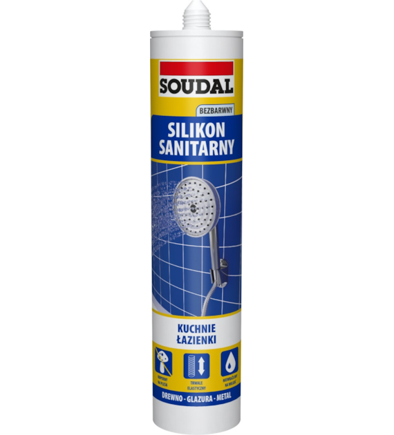 Sylikon sanitarny bezbarwny 280ml SOUDAL