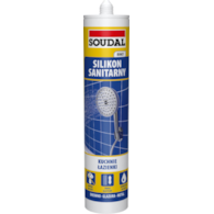 Silikon sanitarny BIAŁY 280ml SOUDAL