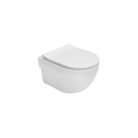 MERIDIAN COMPACTO ZESTAW Miska wc podwieszana Rimless + deska wolnoopadająca slim duroplast