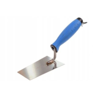 Kielnia trapezowa nierdzewna 140mm uchwyt gumowy