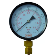 Manometr M 100 R 1,0 MPa (10 bar) podejście od dołu 1/4  GOSHE