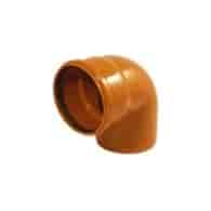 Kolano kanalizacyjne PVC-U 200/90 grubość ścianki 4.9mm SN10 SDR33 LEO