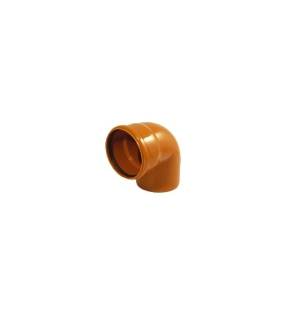 Kolano kanalizacyjne PVC-U 200/90 grubość ścianki 4.9mm SN10 SDR33 LEO