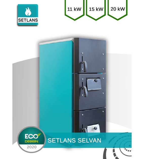 Kocioł zasypowy SELVAN 15kW SETLANS