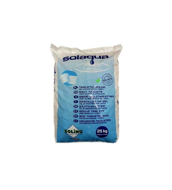 Sól do uzdatniania wody SOLINO 25 kg