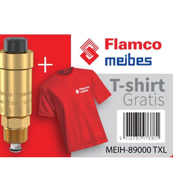 Pakiet FLEXVENT 89000 + T-SHIRT XL / PAKIET 12 SZT. FLAMCO