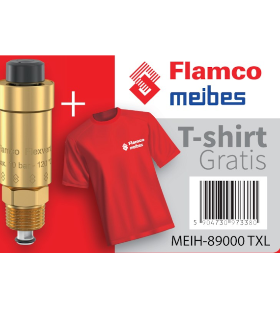 Pakiet FLEXVENT 89000 + T-SHIRT L / PAKIET 12 SZT. FLAMCO