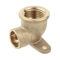 Kolano miedziane do lutowania GW 15 x 1/2  Z USZAMI