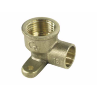Kolano miedziane do lutowania GW 18 x 1/2  Z USZAMI