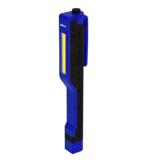 Latarka 3W COB LED, pen, z bateriami