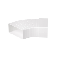 Kolano poziome wielokątne 45° do kanału 110x55mm airRoxy 7730