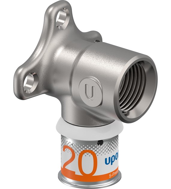 Uponor S-Press PLUS kolano naścienne 20-Rp1/2 FT