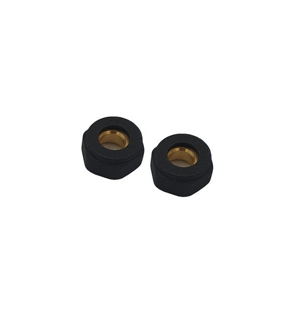 Złączka do miedzi 15x3/4 CZARNY ( komplet = 2 szt ) GOSHE