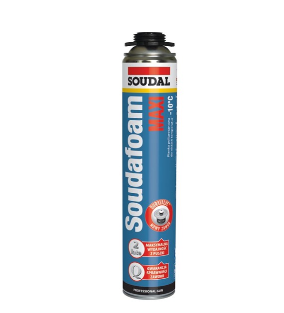 Pianka pistoletowa MAXI do -10 stopni C SOUDAL 870ml